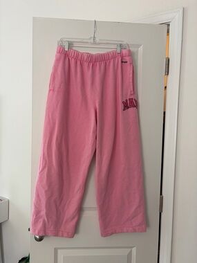 MADHAPPY X GAP PINK SWEATPANTS WOMENS MEDIUM